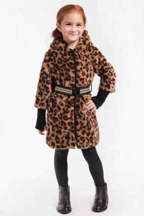 Imoga Georgia Girls Coat - Leopard