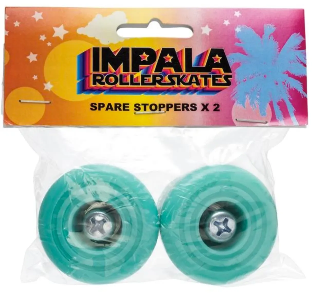 Impala - 2 Pack Stoppers - Red / Pink / Aqua / Holographic Glitter / Pastel Yellow / Rose Gold