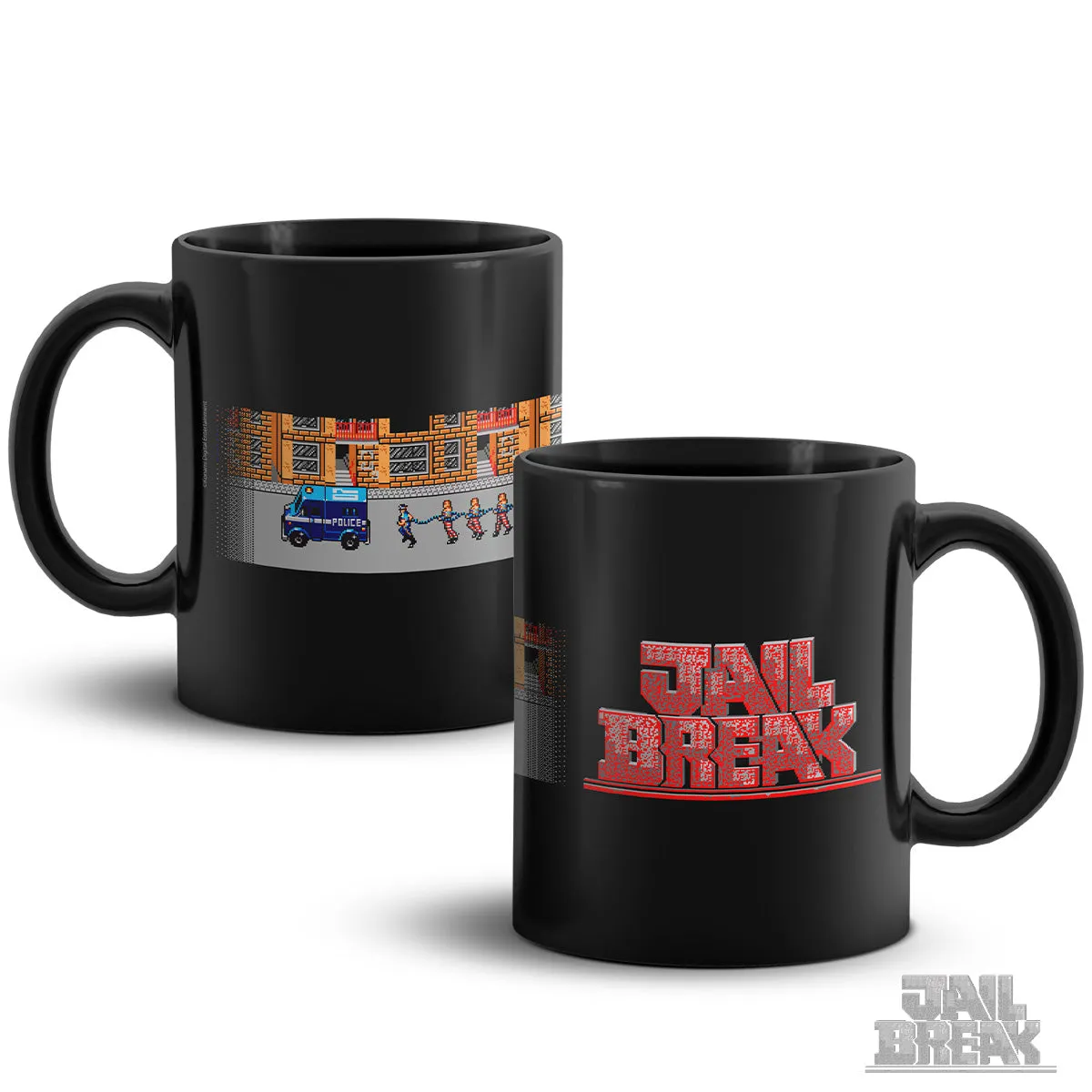 Jail Break Black Mug