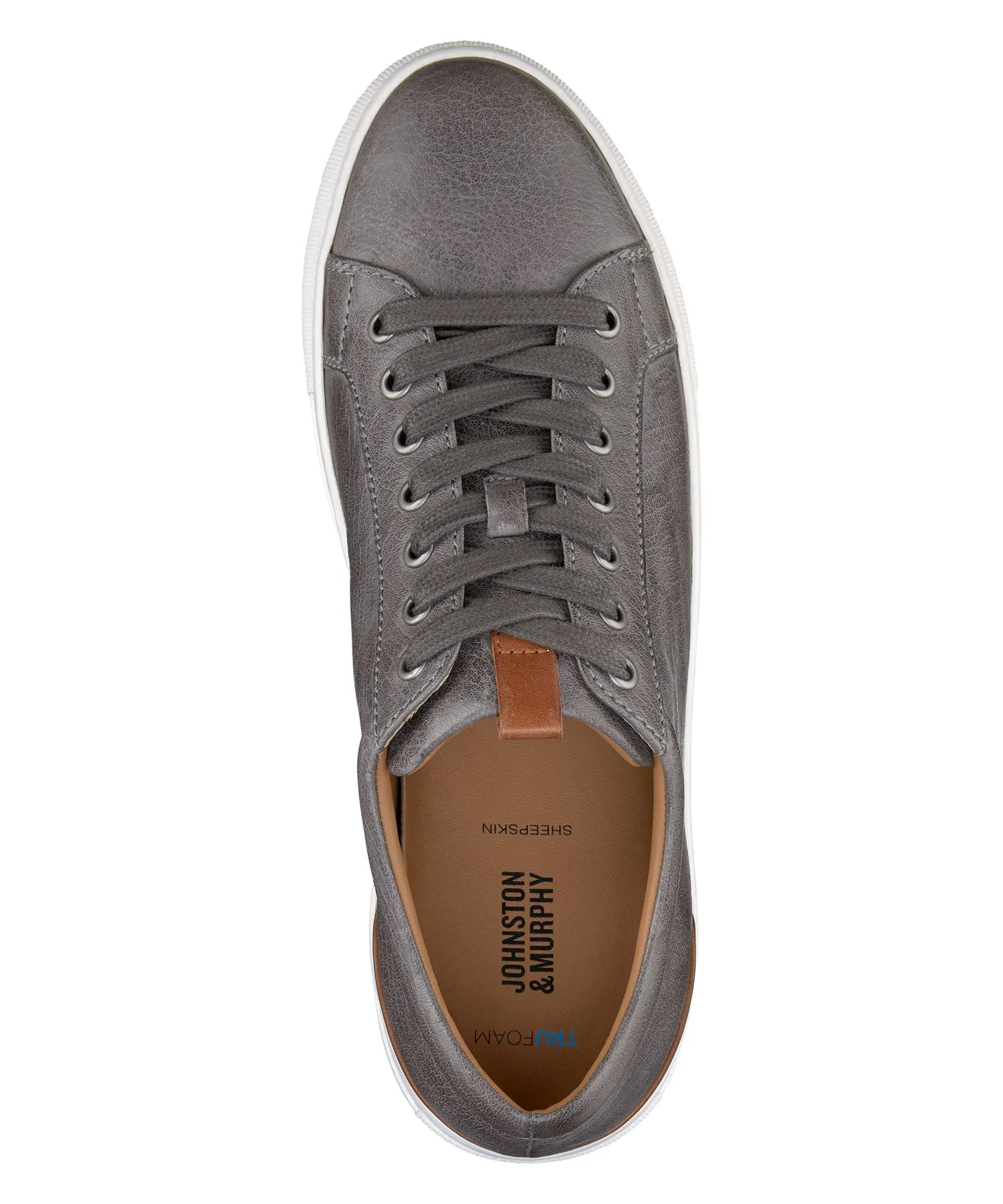 Johnston & Murphy Banks Lace to Toe Sneakers - Gray