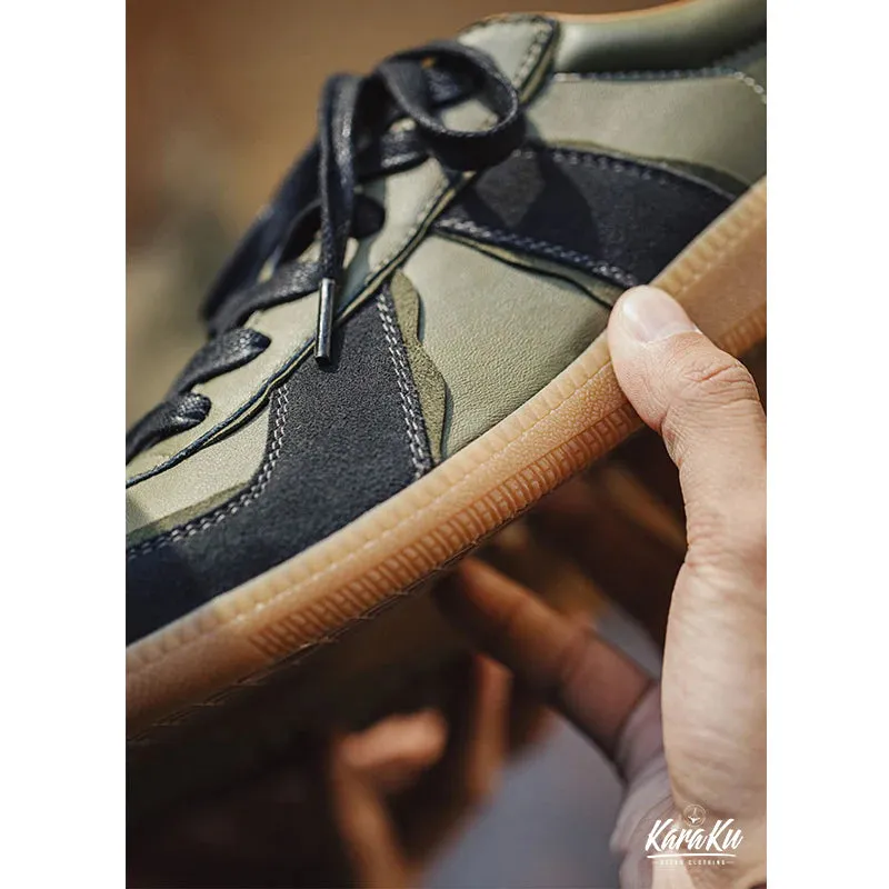 Lambskin German Military Sneakers