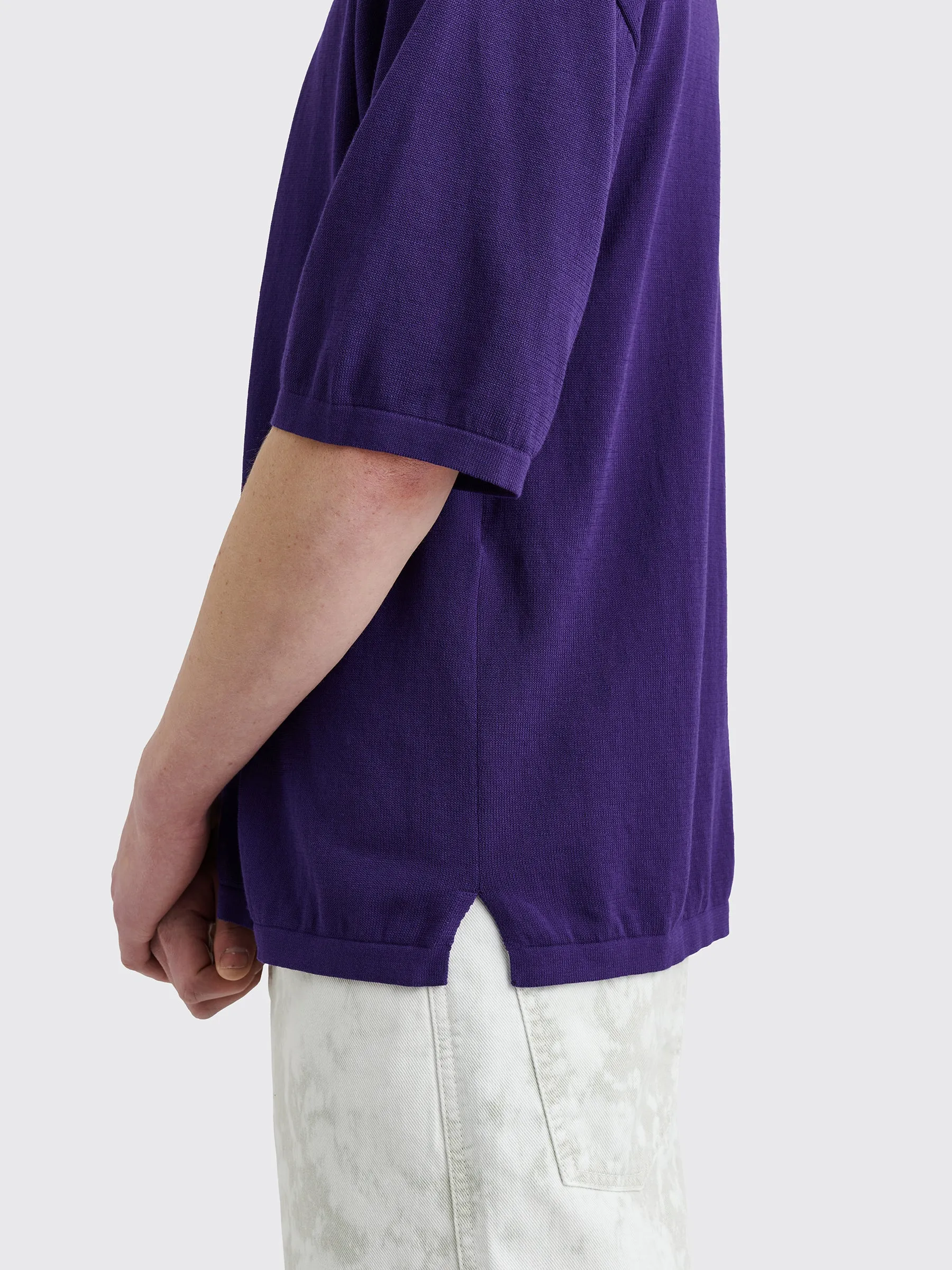 Lemaire Polo Shirt Purple Iris