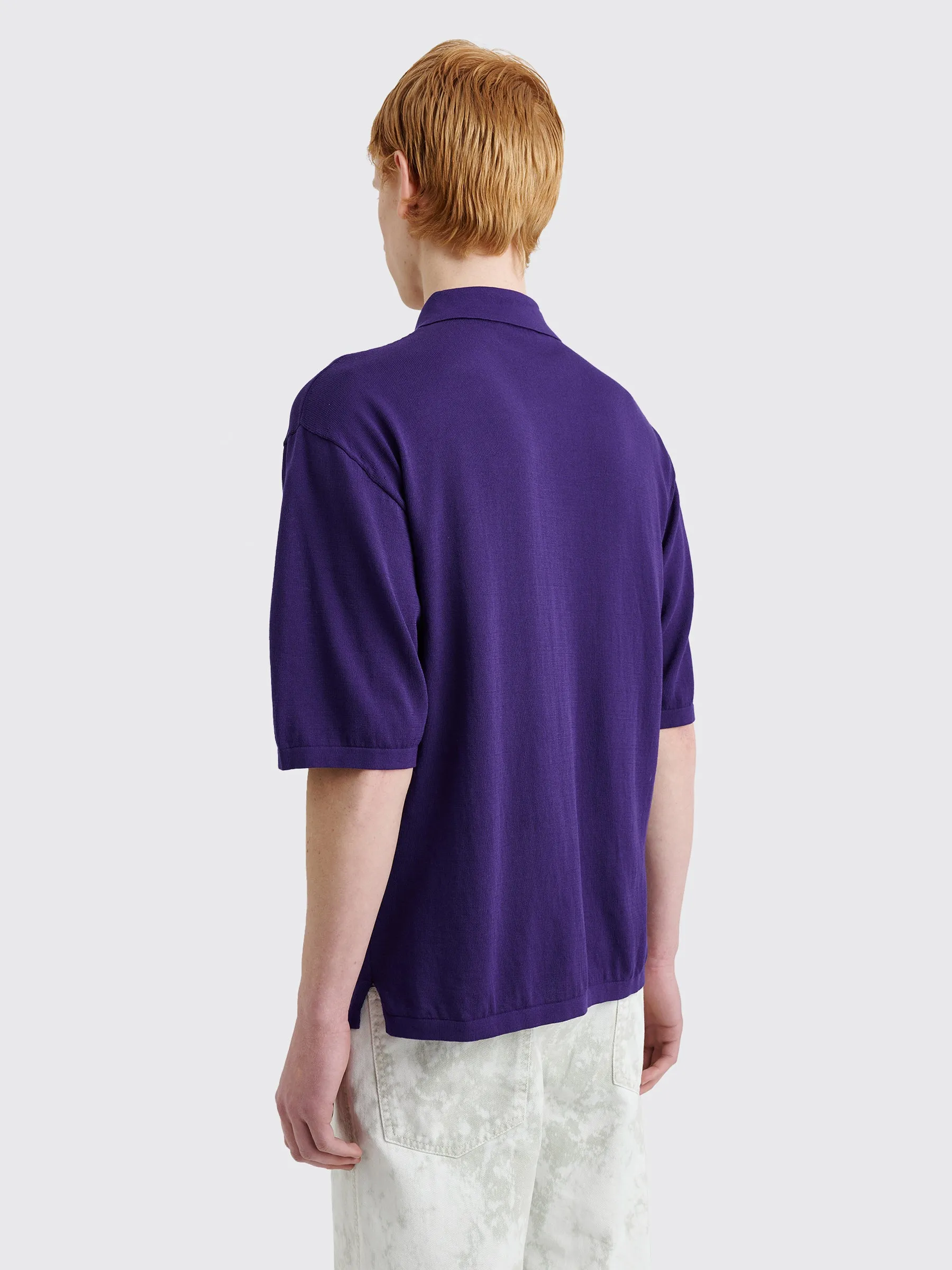 Lemaire Polo Shirt Purple Iris