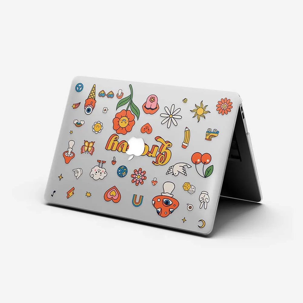 Macbook Case - Groovy Retro