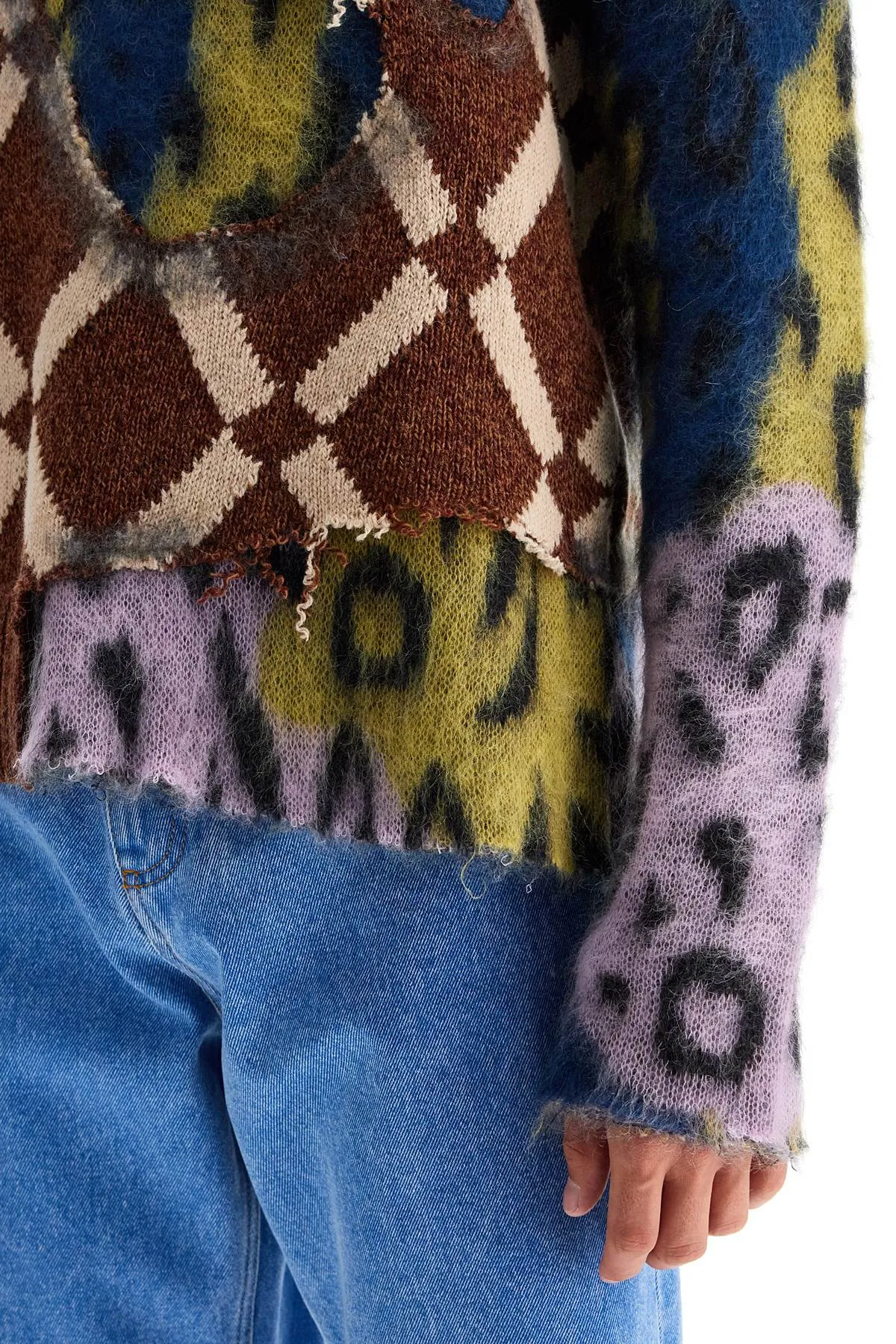 MARNI two-in-one wool and mohair