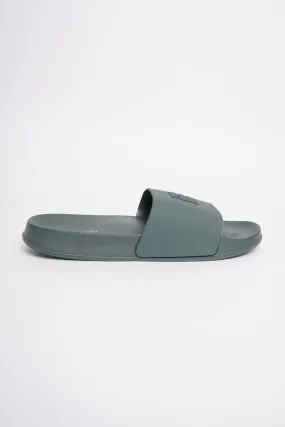 Men's All Rubber Slides with Branding