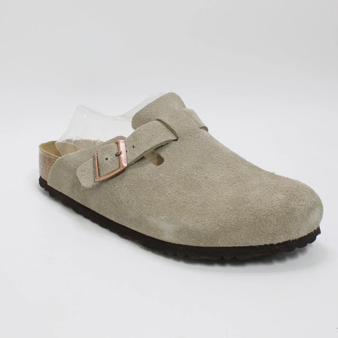 Mens Birkenstock Boston Clog Taupe