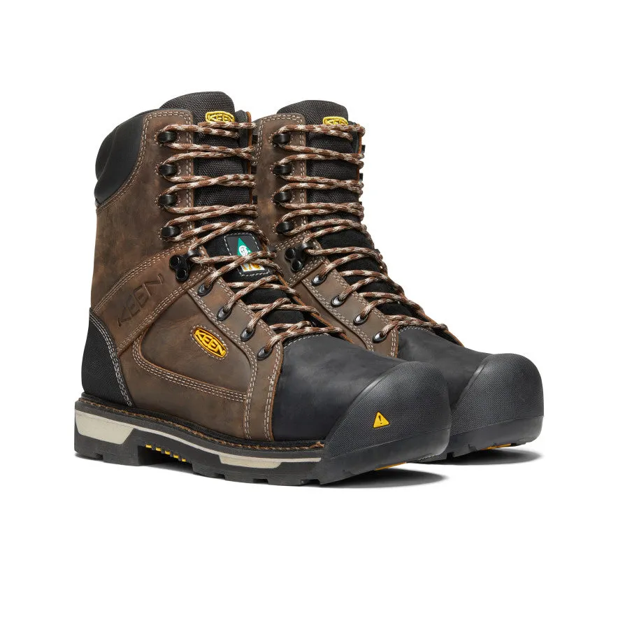 Men's CSA Oakland 8" Waterproof Boot (Carbon-Fiber Toe)  |  Bison/Black