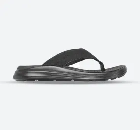 Men's Wide Fit Skechers 204383 Relaxed Fit Sargo Point Vista Flip Flop