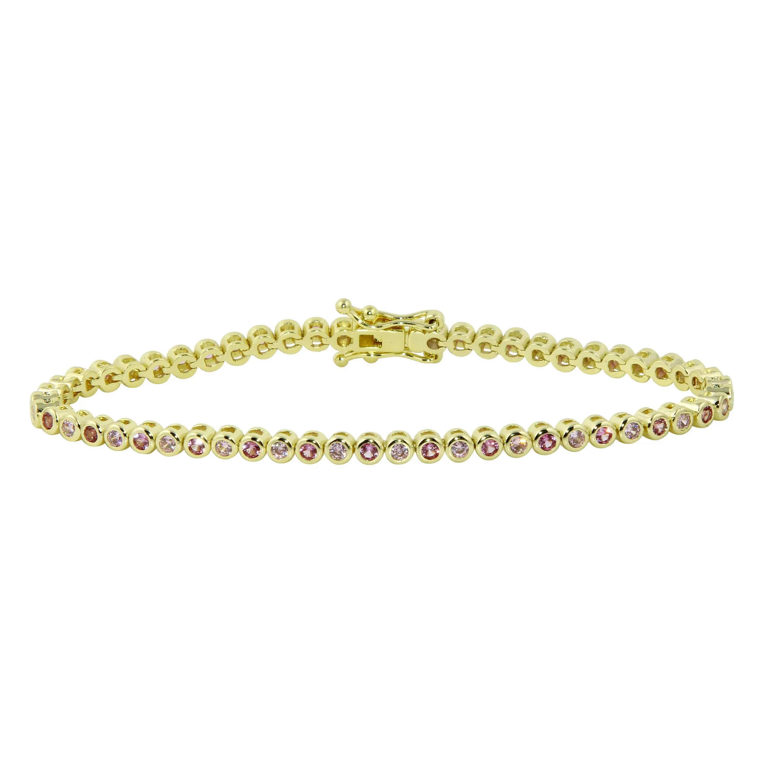 Mix Mini Bezel Tennis Bracelet