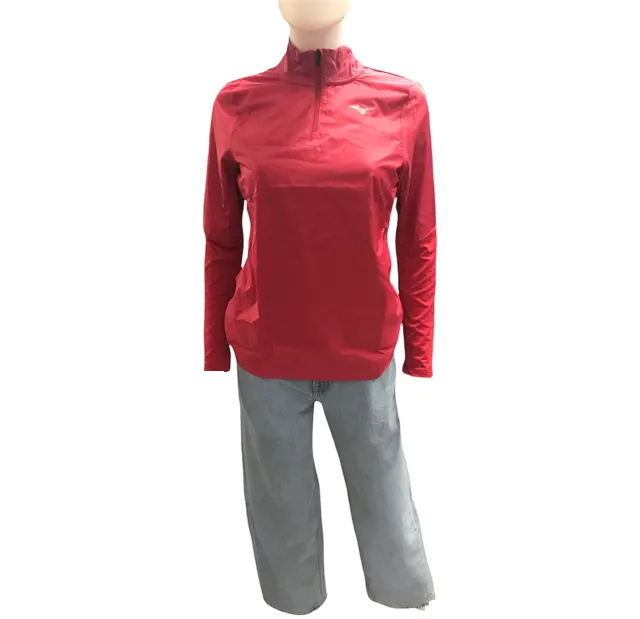 Mizuno maglia tecnica da corsa da donna mezza zip Active Hybrid Dry Ls Hz Woman J2GC1714 61 rose red