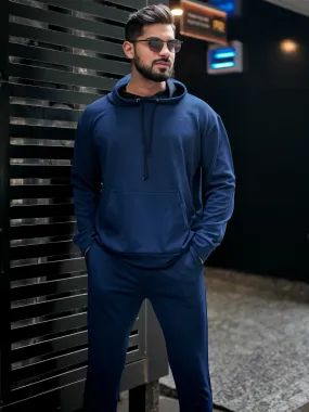 Navy Blue Hooded Tracksuit Co-Ords