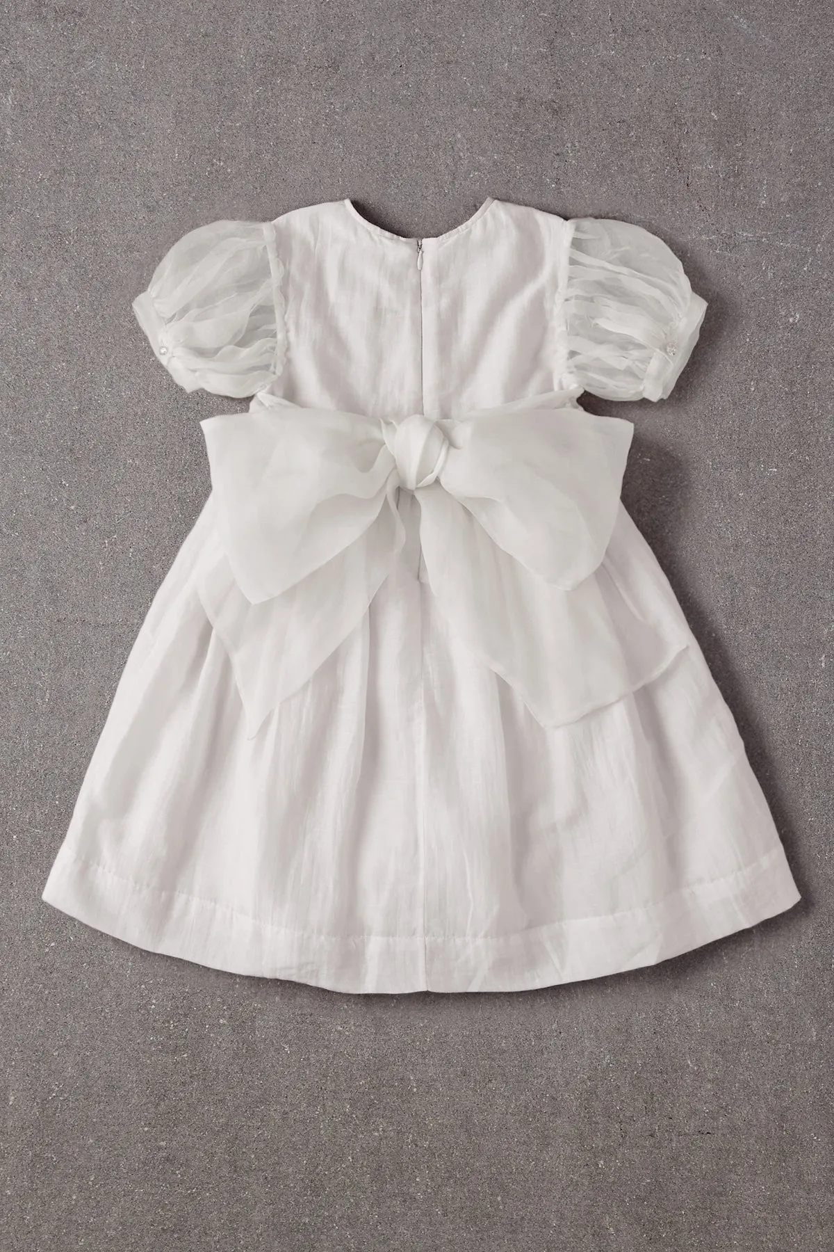 Nellystella Marissa Girls Dress - White