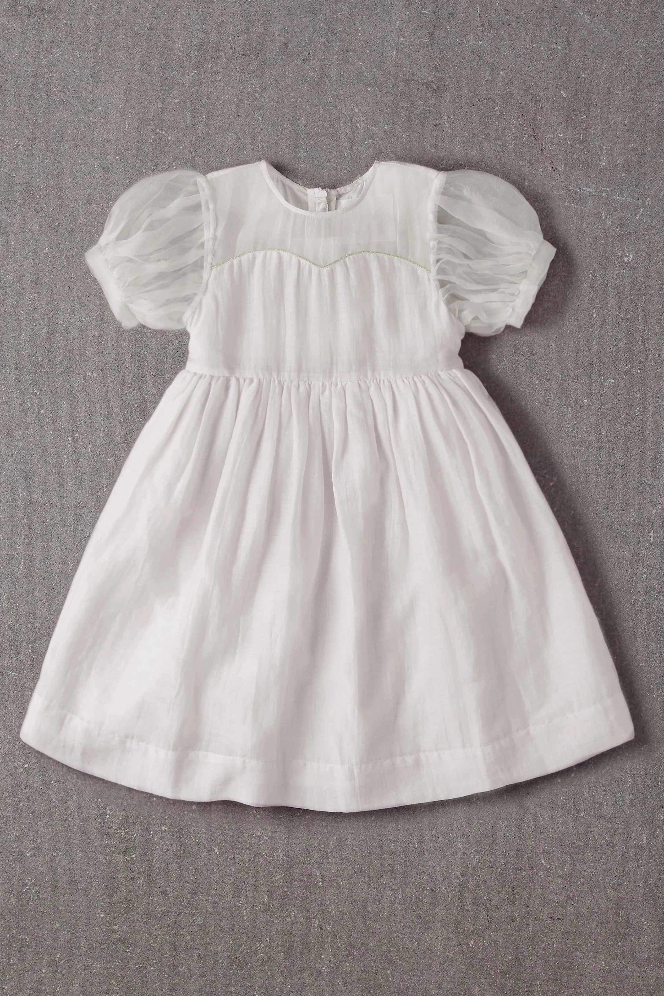 Nellystella Marissa Girls Dress - White