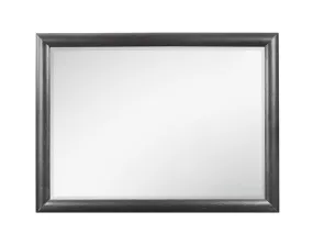 Nigave Dark Grey Glass Mirror