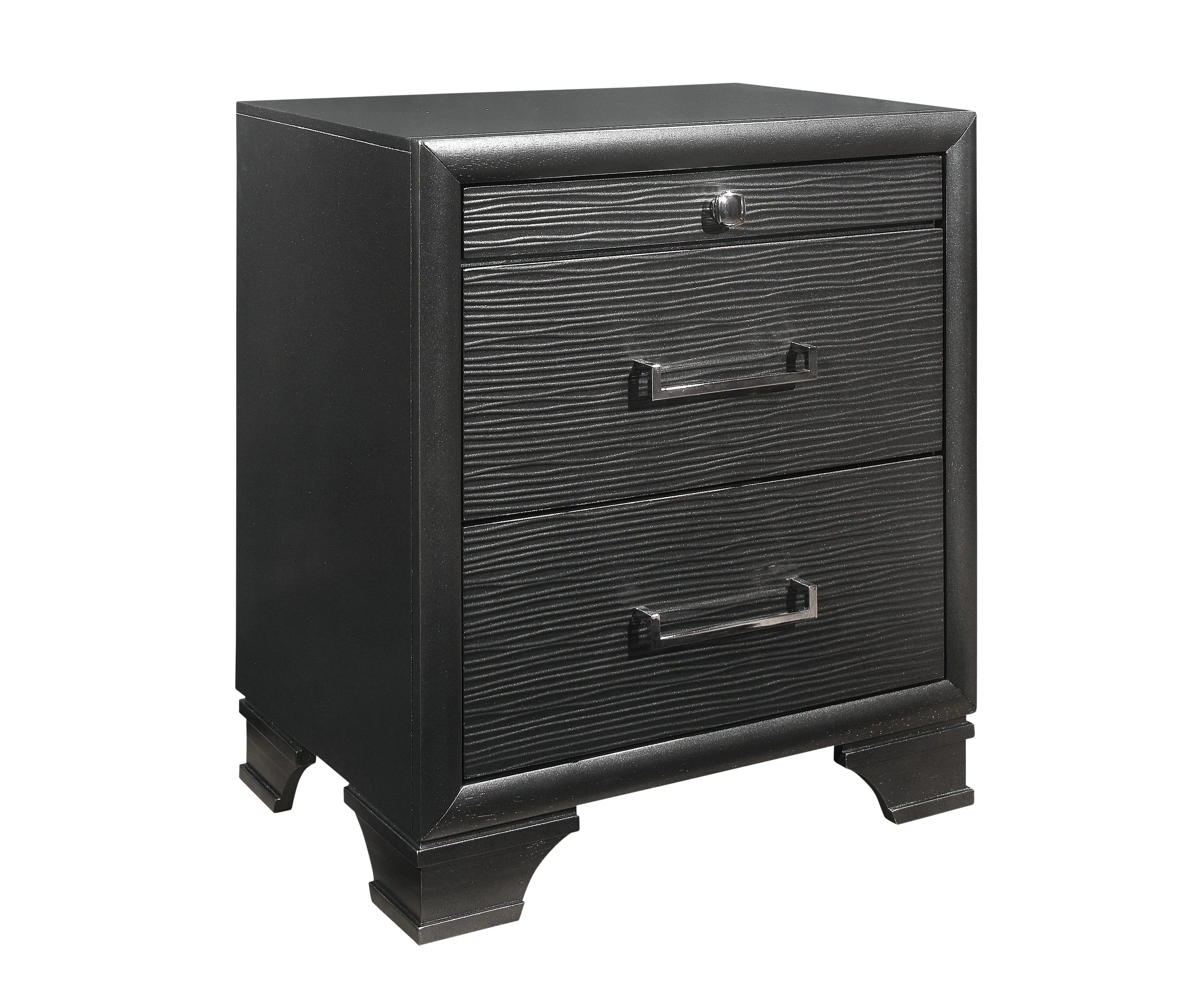 Nigave Dark Grey Night Stand