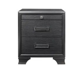 Nigave Dark Grey Night Stand