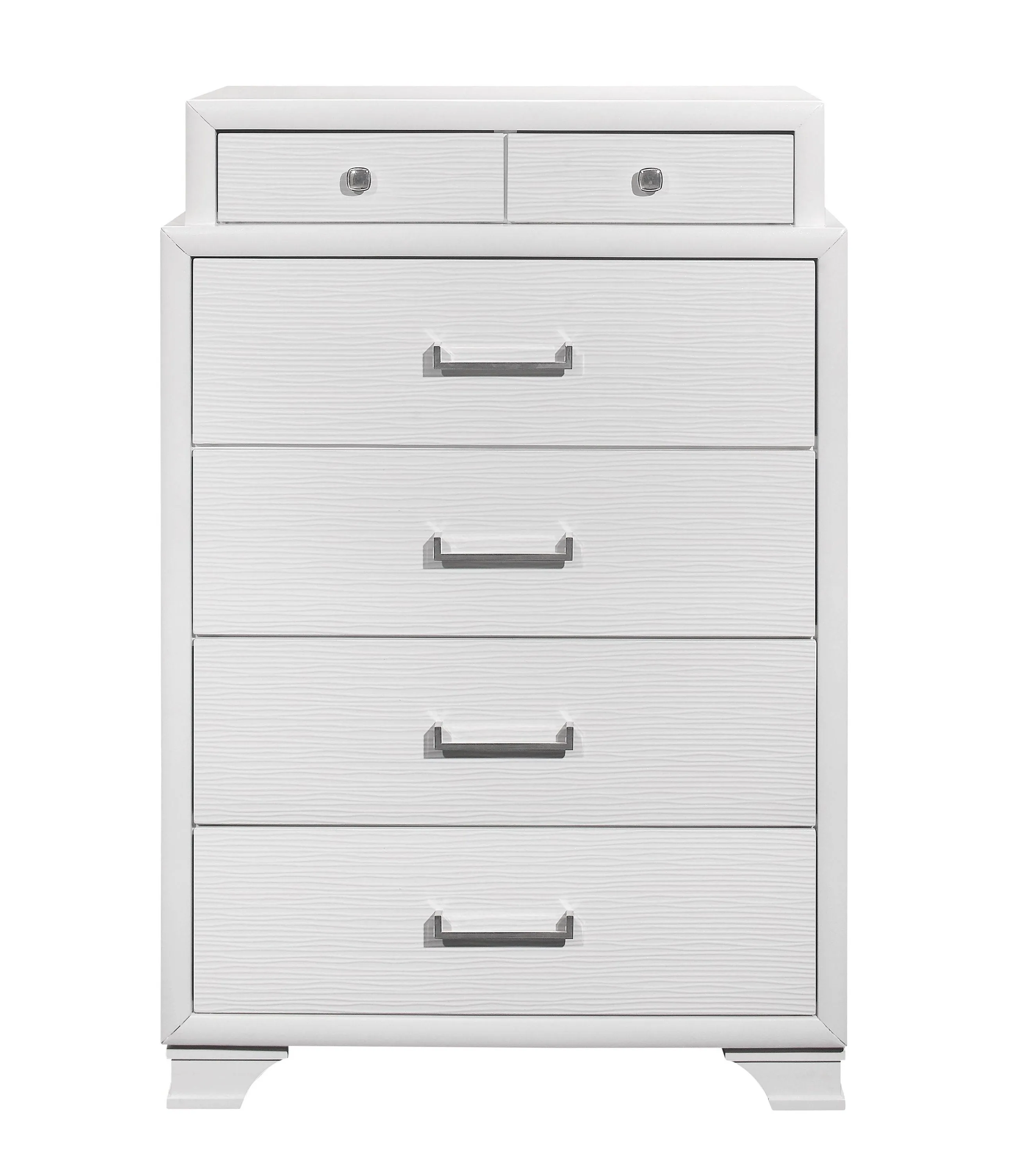 Nigave White Drawer Chest