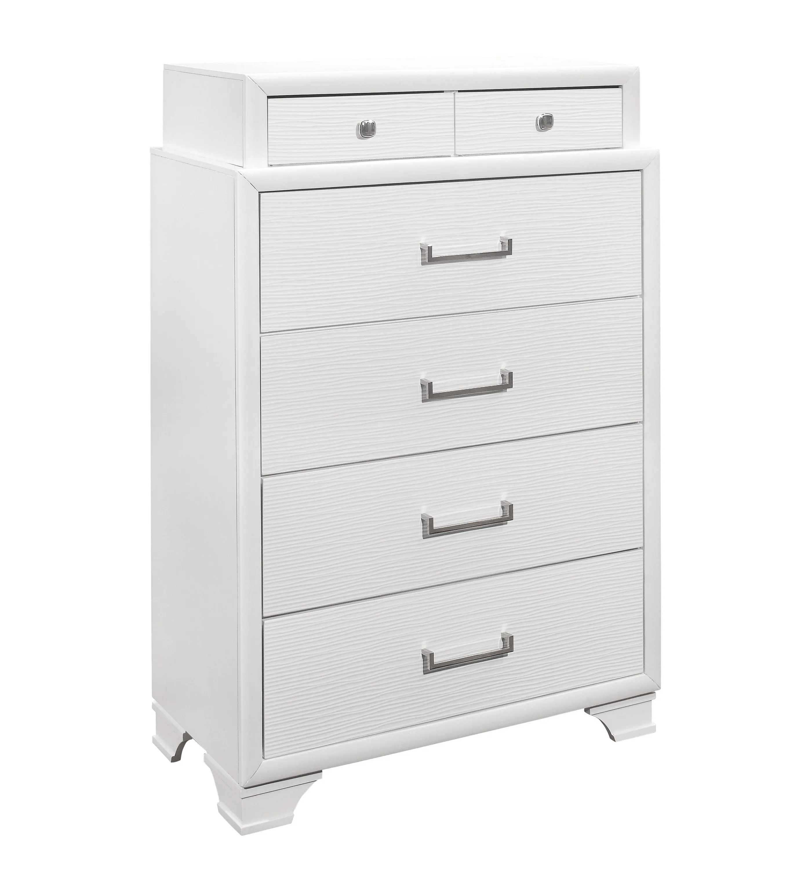 Nigave White Drawer Chest