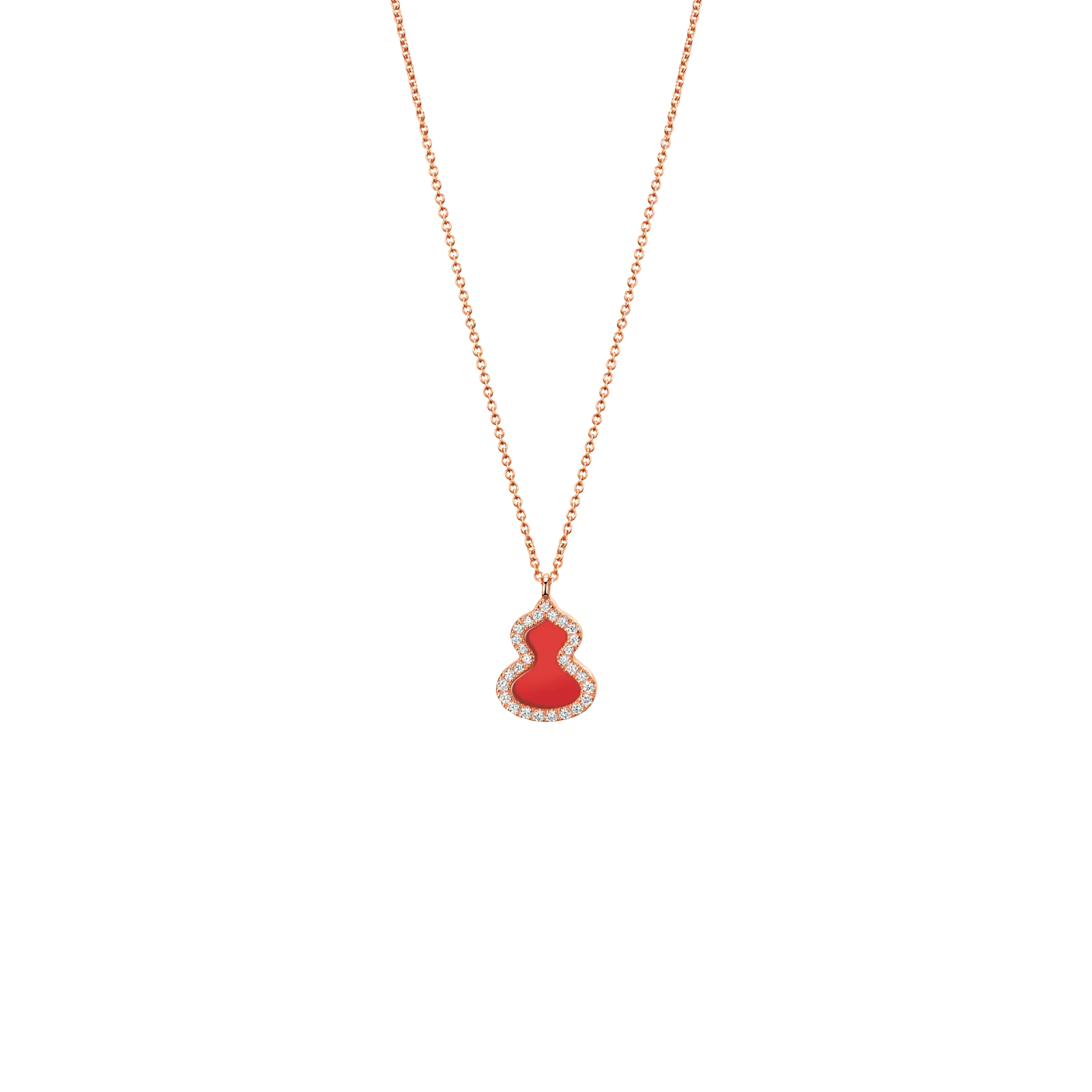 Petite Wulu Necklace Red Agate