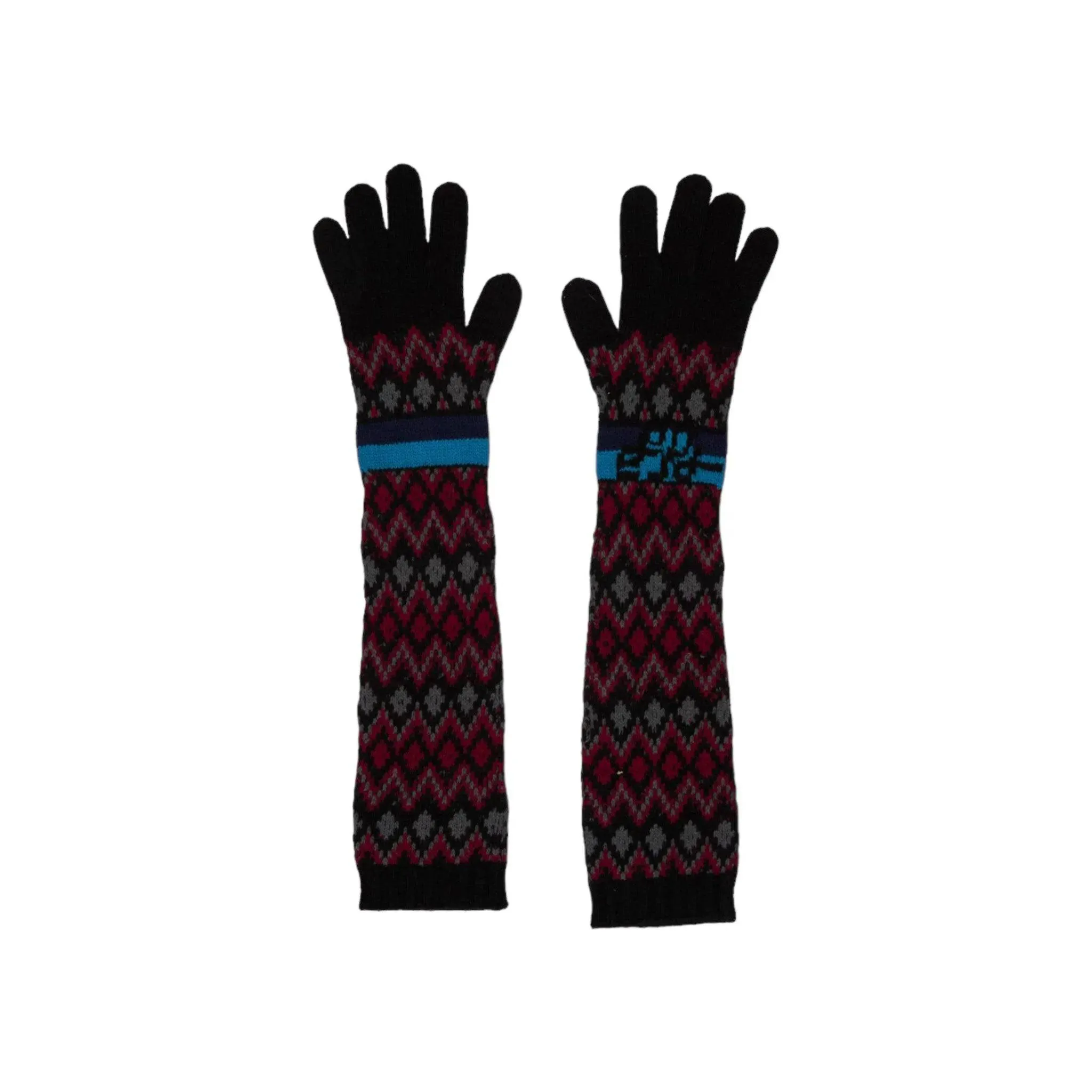 Prada Long Printed Gloves