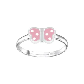 Raajsi by Yellow Chimes 925 Sterling Silver Adjustable Ring for Girls & Kids Melbees Kids Collection Butterfly Design| Birthday Gift for Girls Kids|With Certificate of Authenticity & 6 Month Warranty