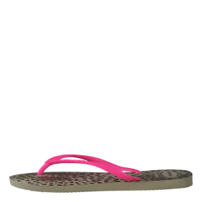 Slim Animal Sand Grey/pink 9924