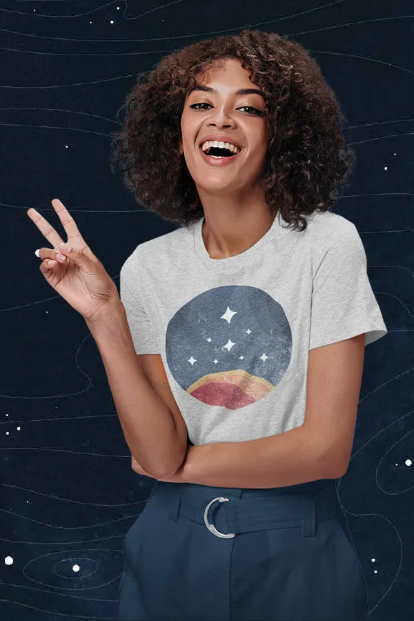 Starfield Retro Constellation Tee - Gray