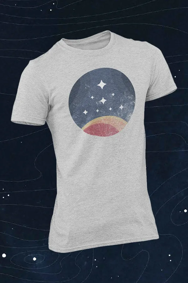 Starfield Retro Constellation Tee - Gray