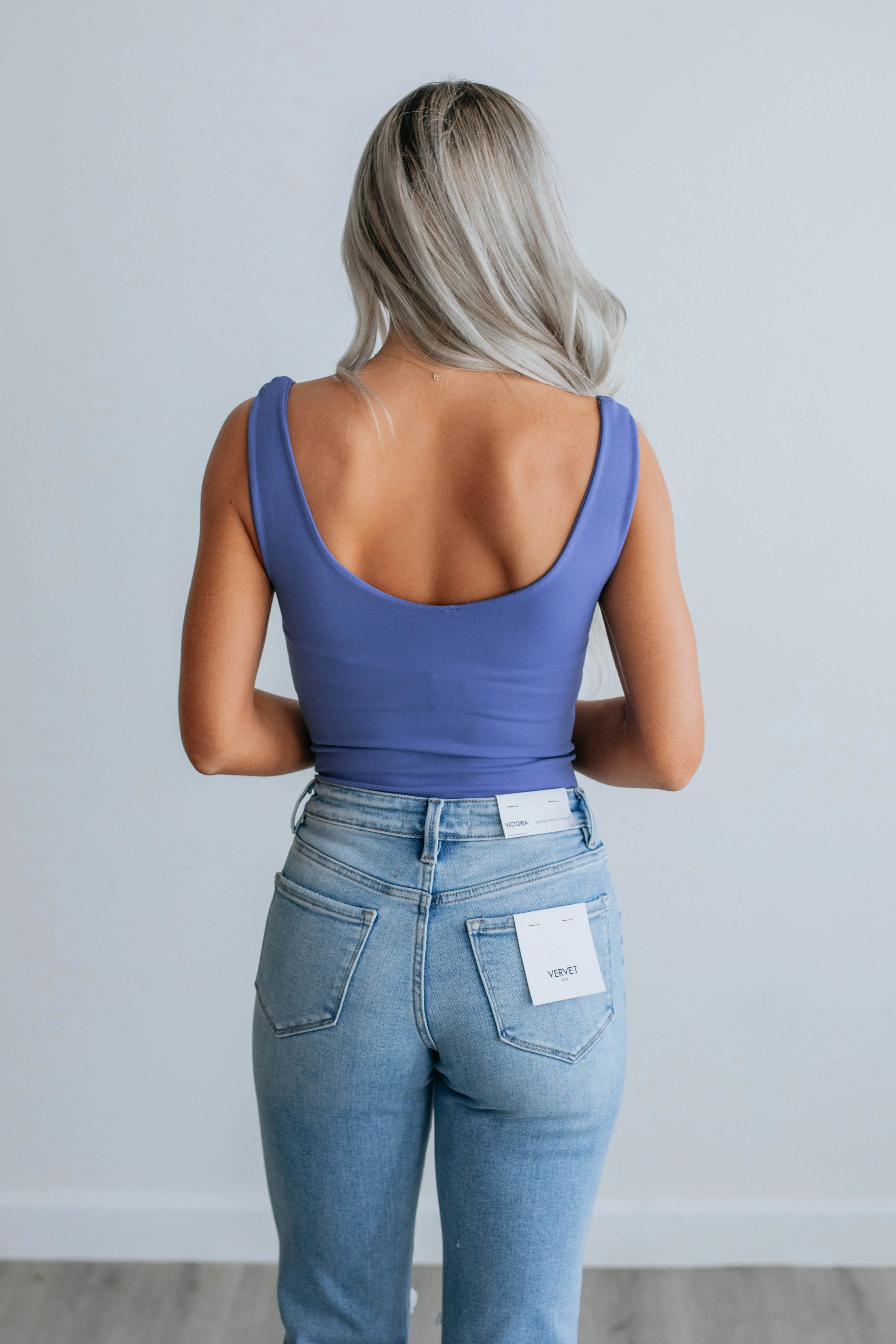 Sweet & Simple Bodysuit - Periwinkle