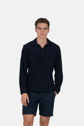 Terry Polo LS Navy