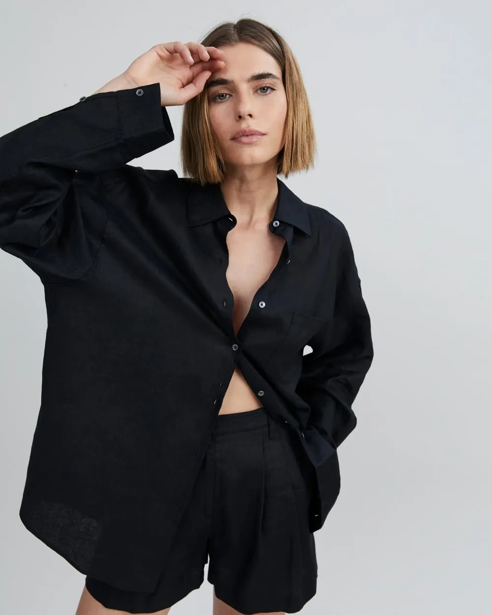 The Jancy Linen Button Down Shirt