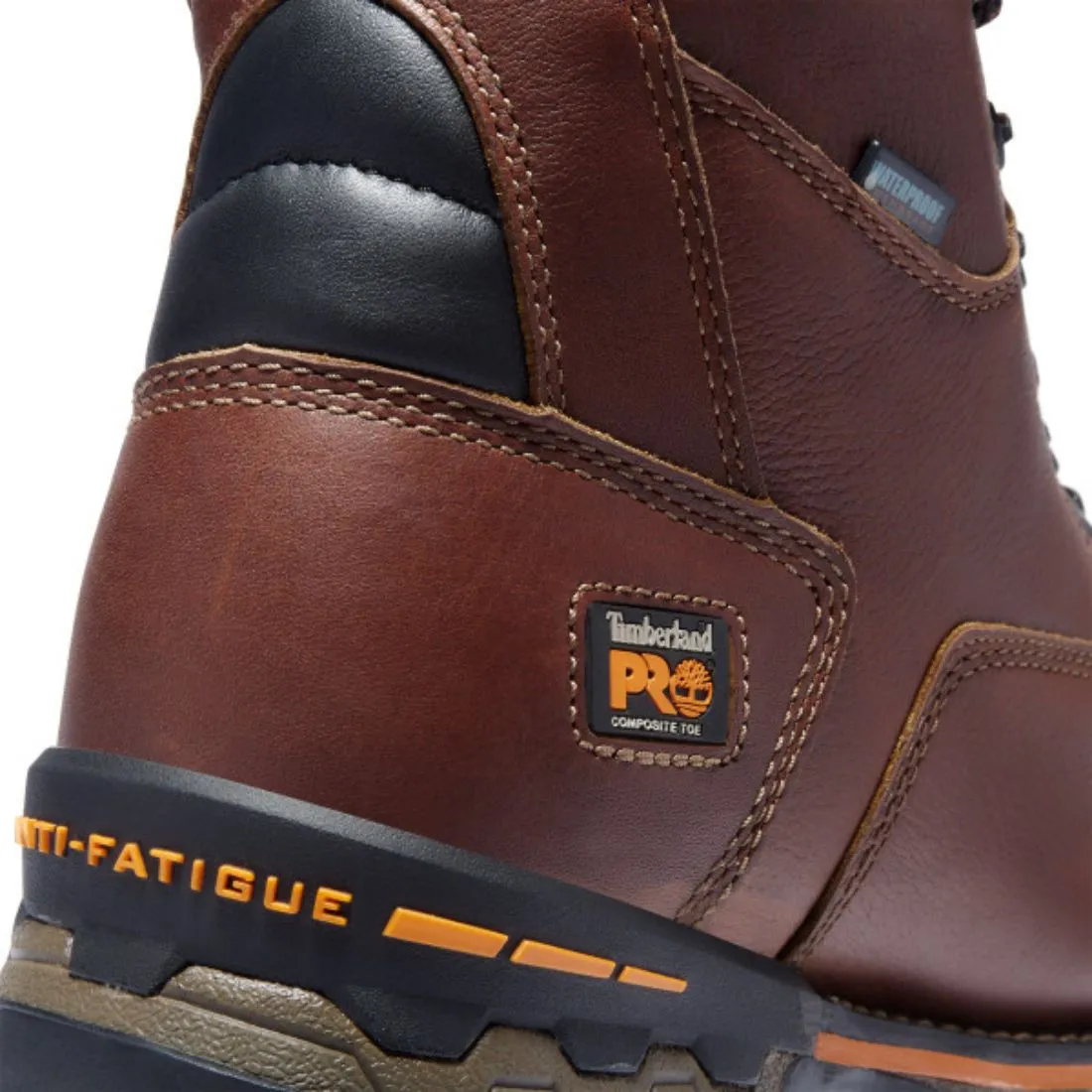 Timberland PRO Boondock Men's 8" Waterproof Composite Toe Safety Boot 89646 - Brown