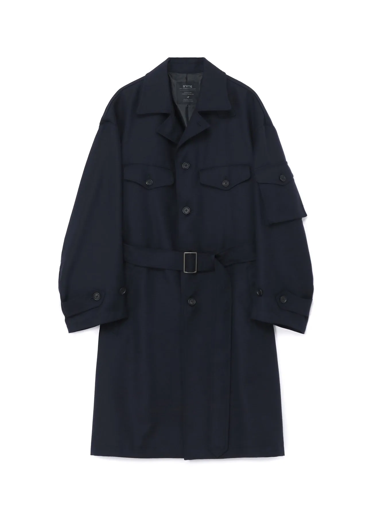 WOOL SURGE OVERSIZED MILITARY COAT