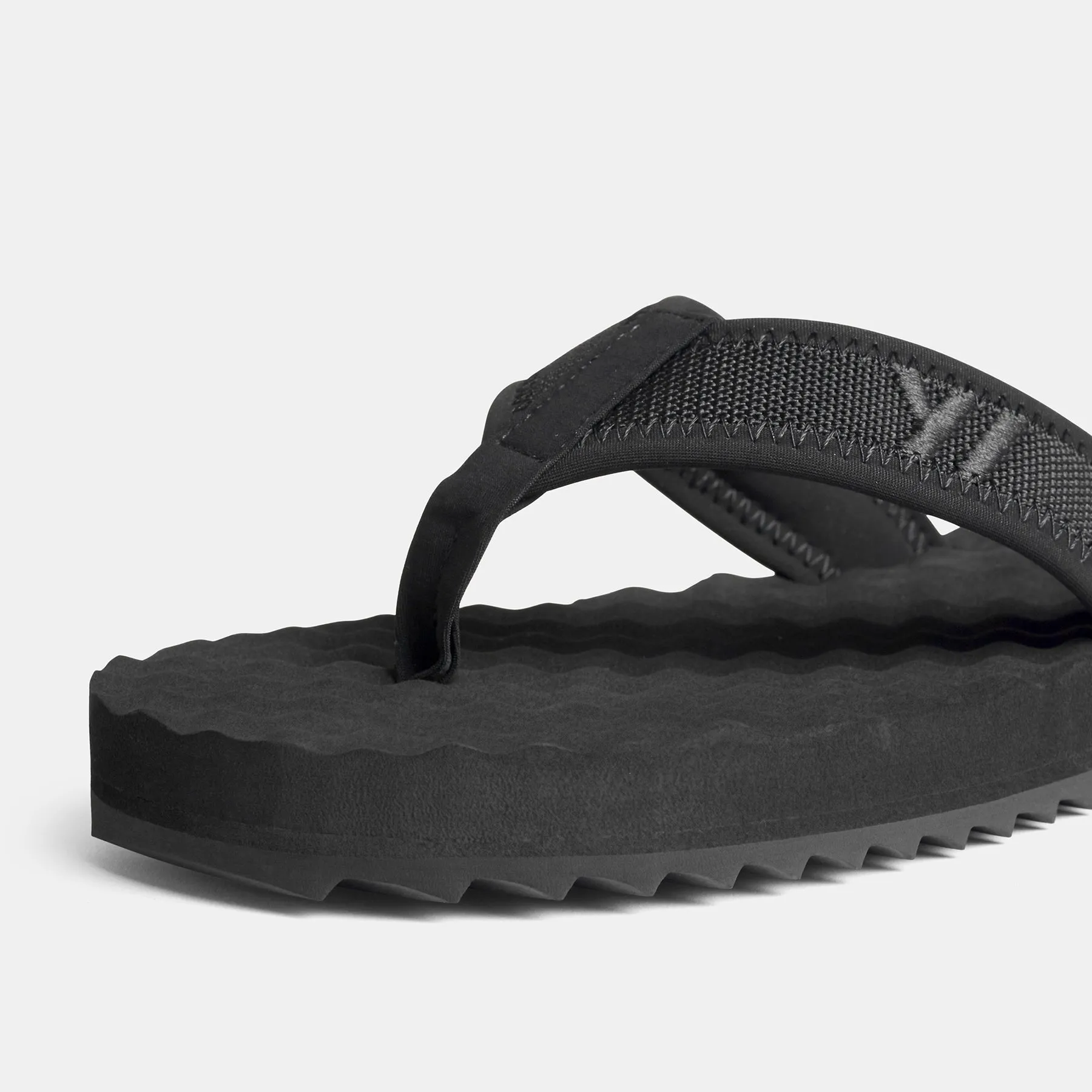 Y/OSEMITE Sport Flip Flop Kids - Black/Black