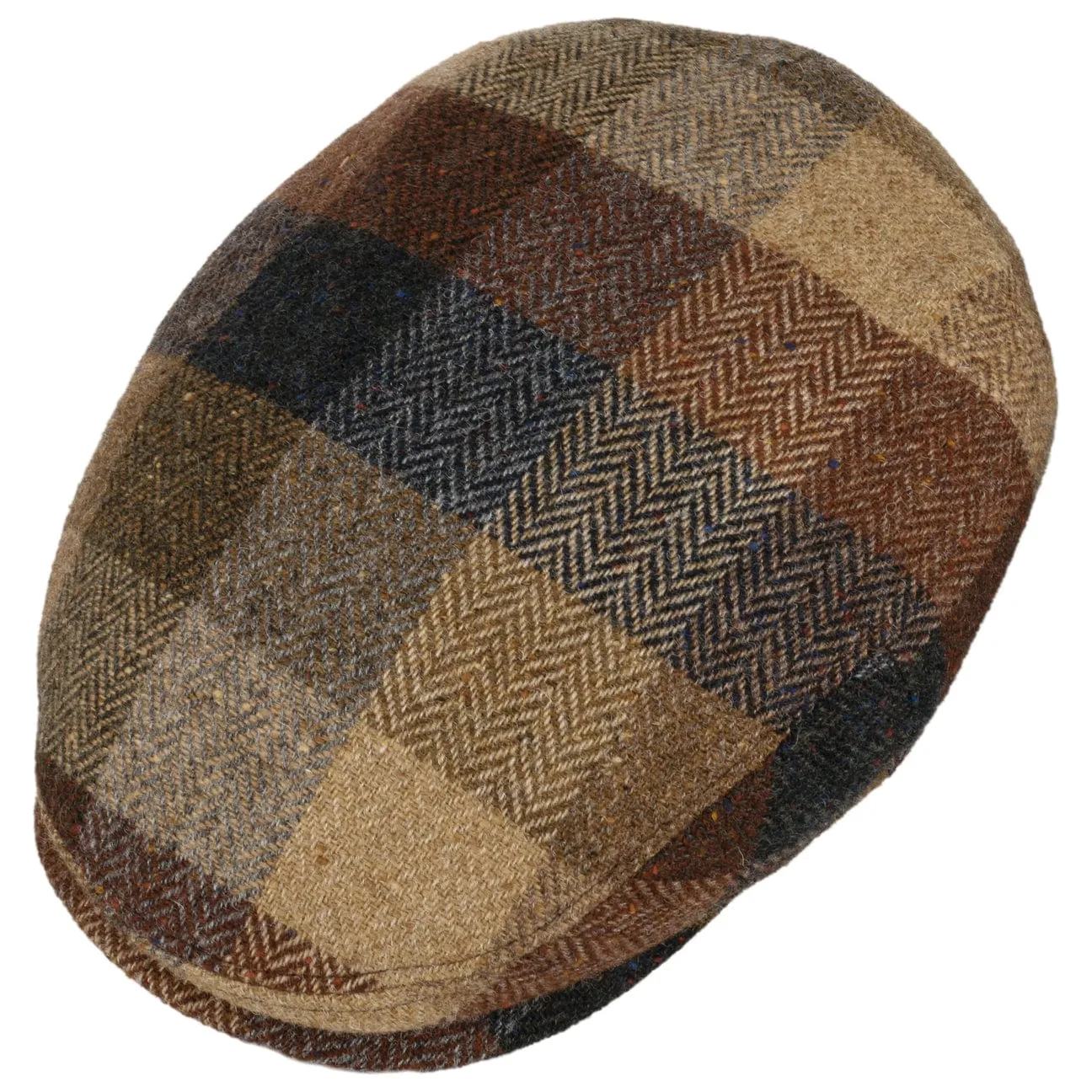 Zachery Virgin Wool Flat Cap by Lierys